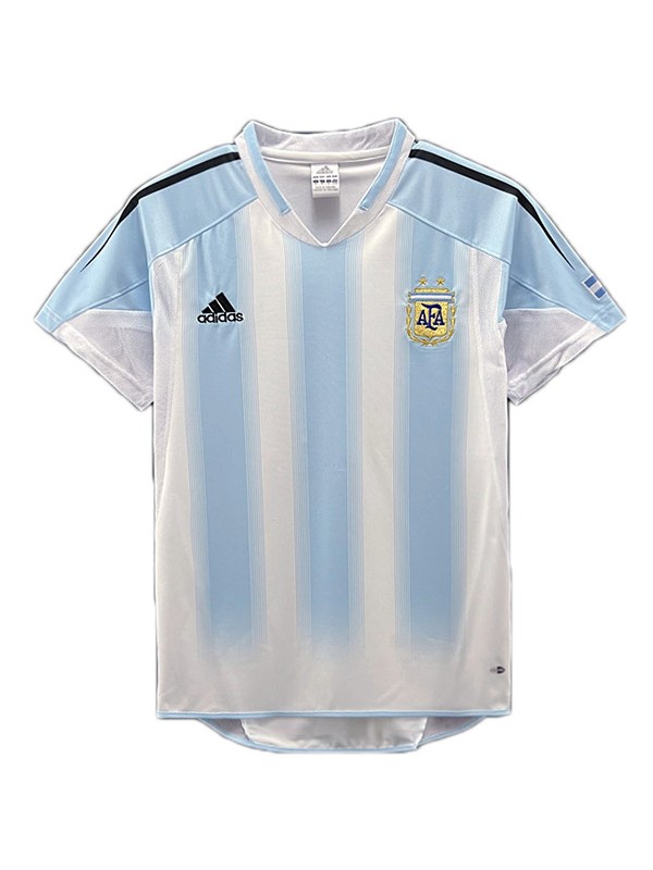 Argentina maglia storica home dell'prima maglia da calcio sportiva da uomo 2004-2005